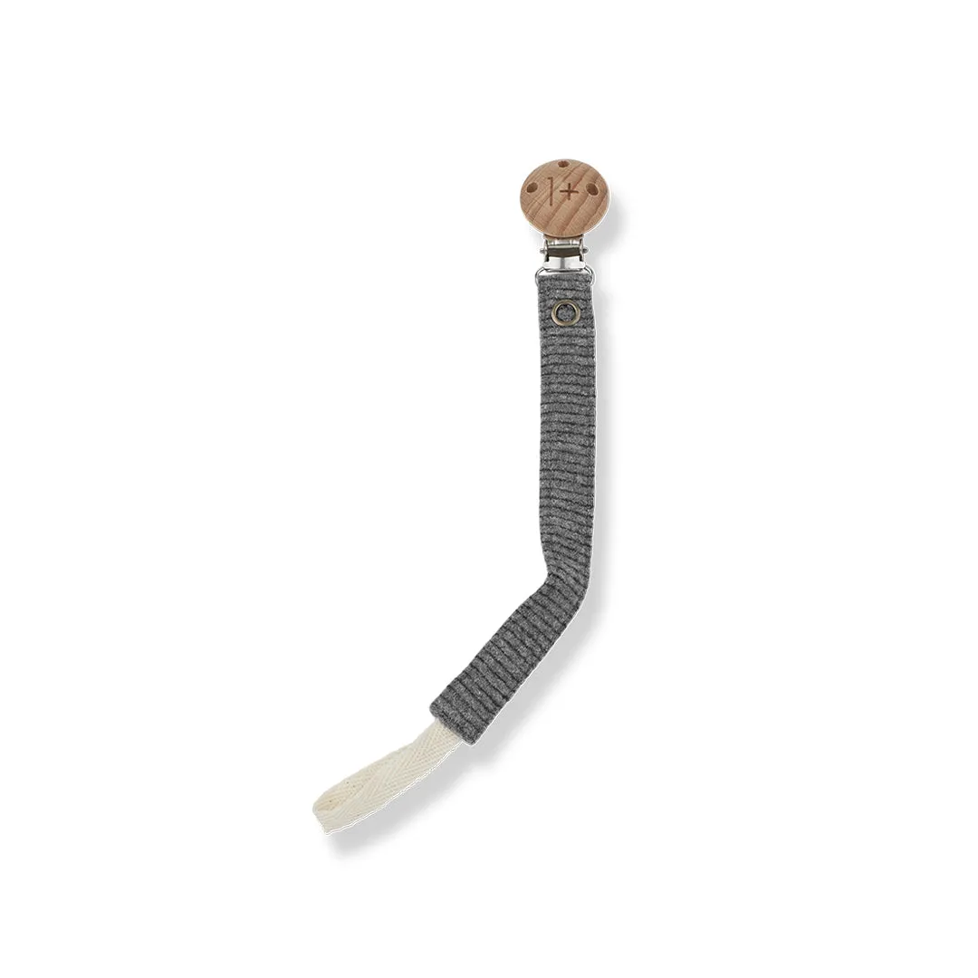 1  in the family Ivana Pacifier Clip - Grey