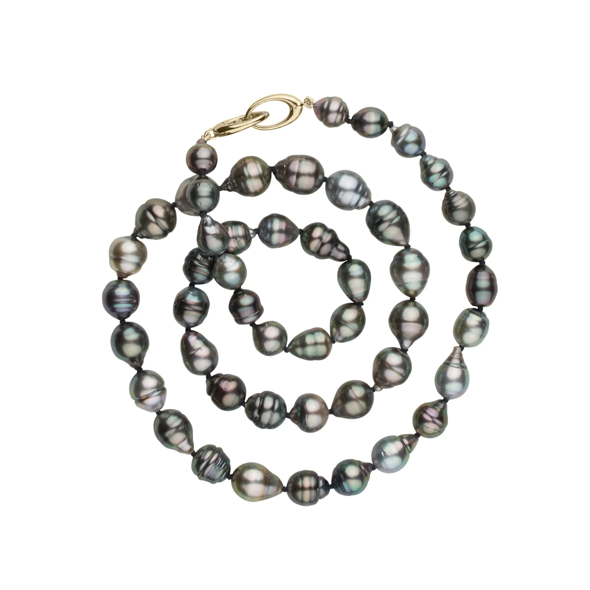 8.1-10.4 mm AA /AAA Tahitian Baroque Pearl Wrap