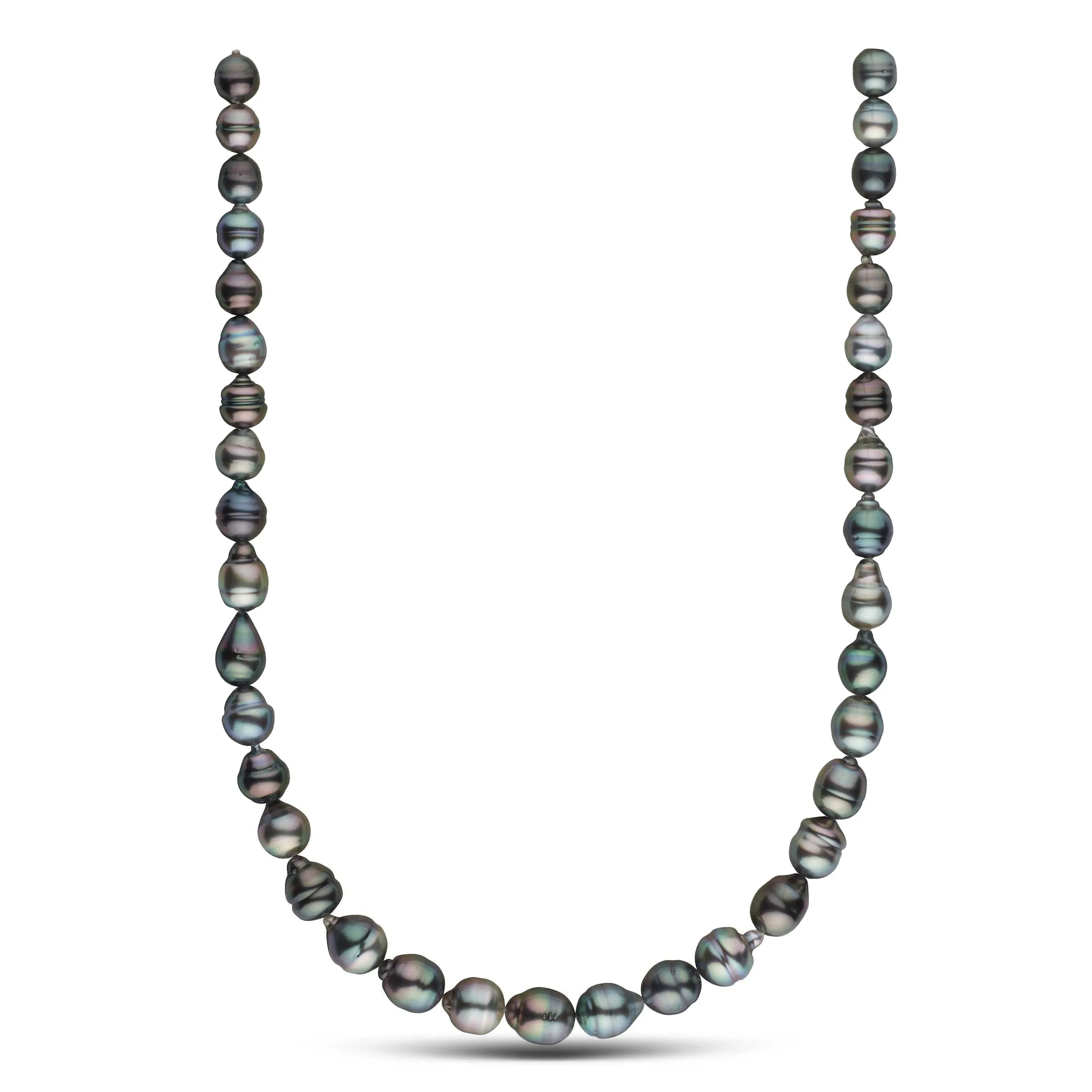 8.2-10.3 mm AAA Tahitian Baroque Pearl Necklace