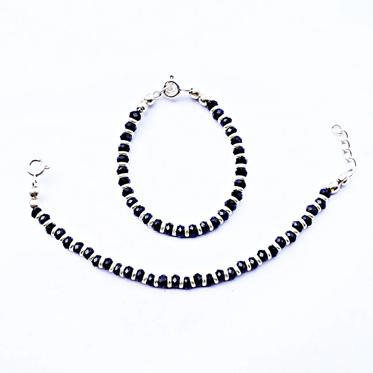925 Silver Unisex Openable Baby  Nazariya Bracelet/Anklet (Design 103)