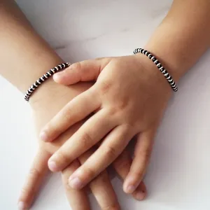 925 Silver Unisex Openable Baby  Nazariya Bracelet/Anklet (Design 103)