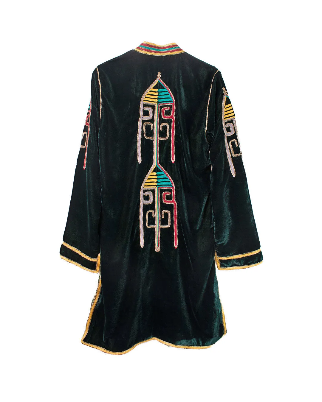 Asliah Velvet Jacket Green