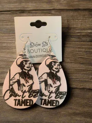 Can't be tamed earrings