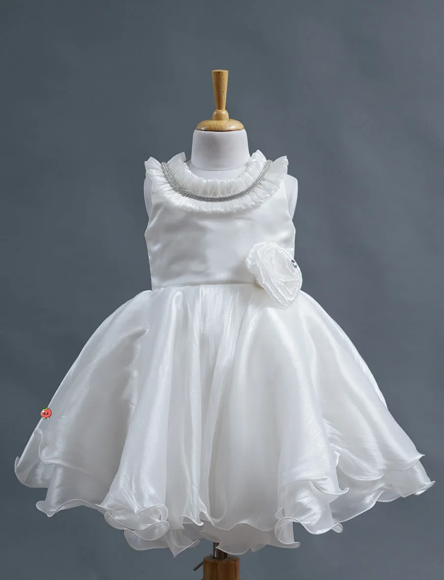 Classic and Timeless White Party Wear