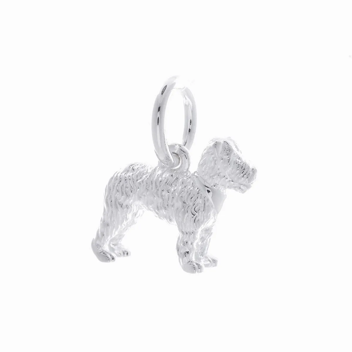 Fox Terrier Silver Dog Charm