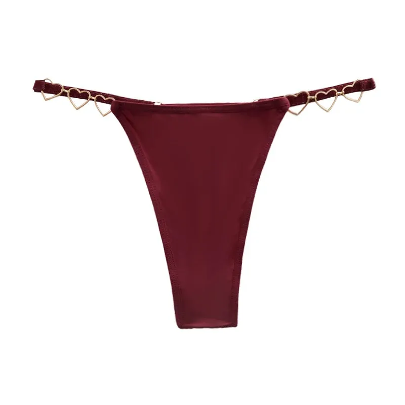 Heart of Gold Thongs - Pack of 3
