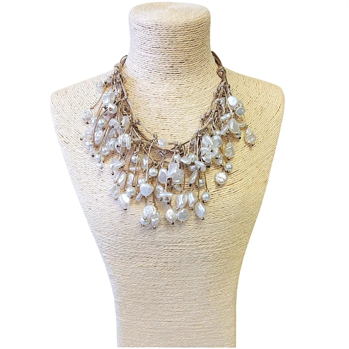 Pearl Fringe Necklace