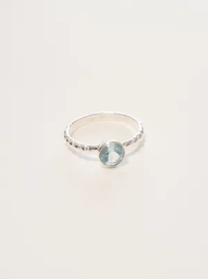 Simplicity Blue topaz nh Ring