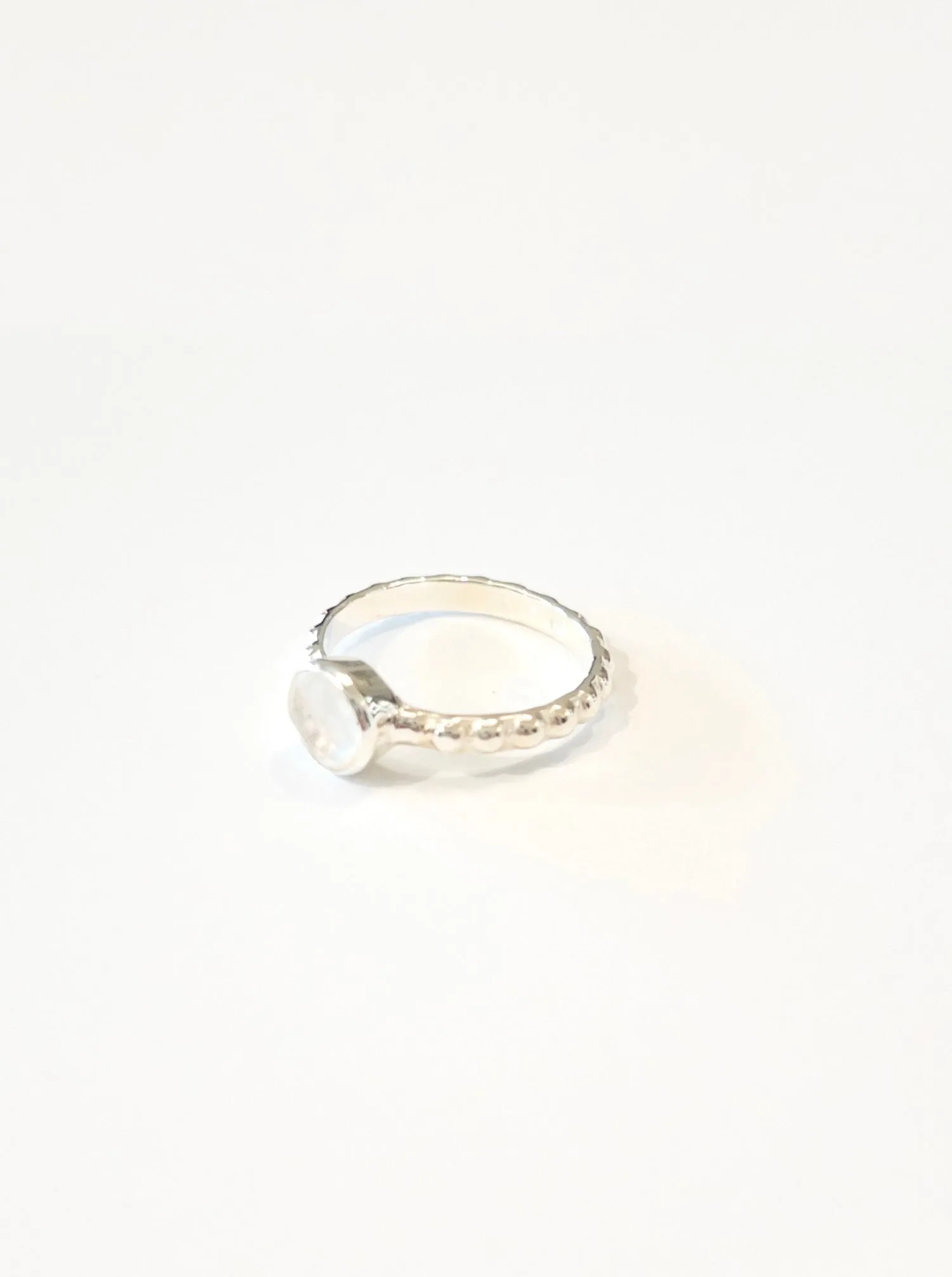 Simplicity Moonstone nh Ring -silver