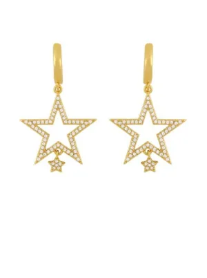 Star chic drop earring.