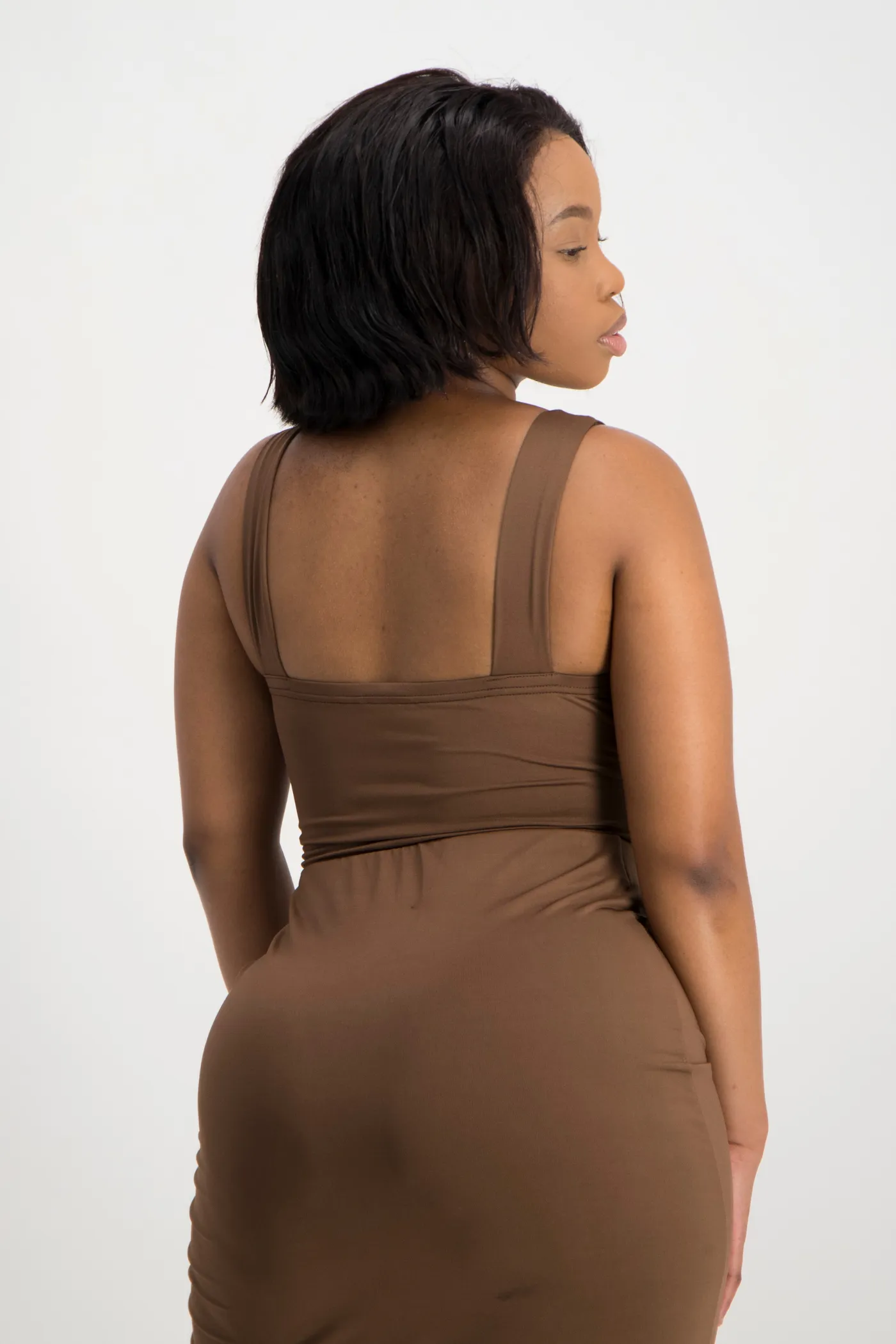 Thandi Square Neck Bodysuit - Pinecone