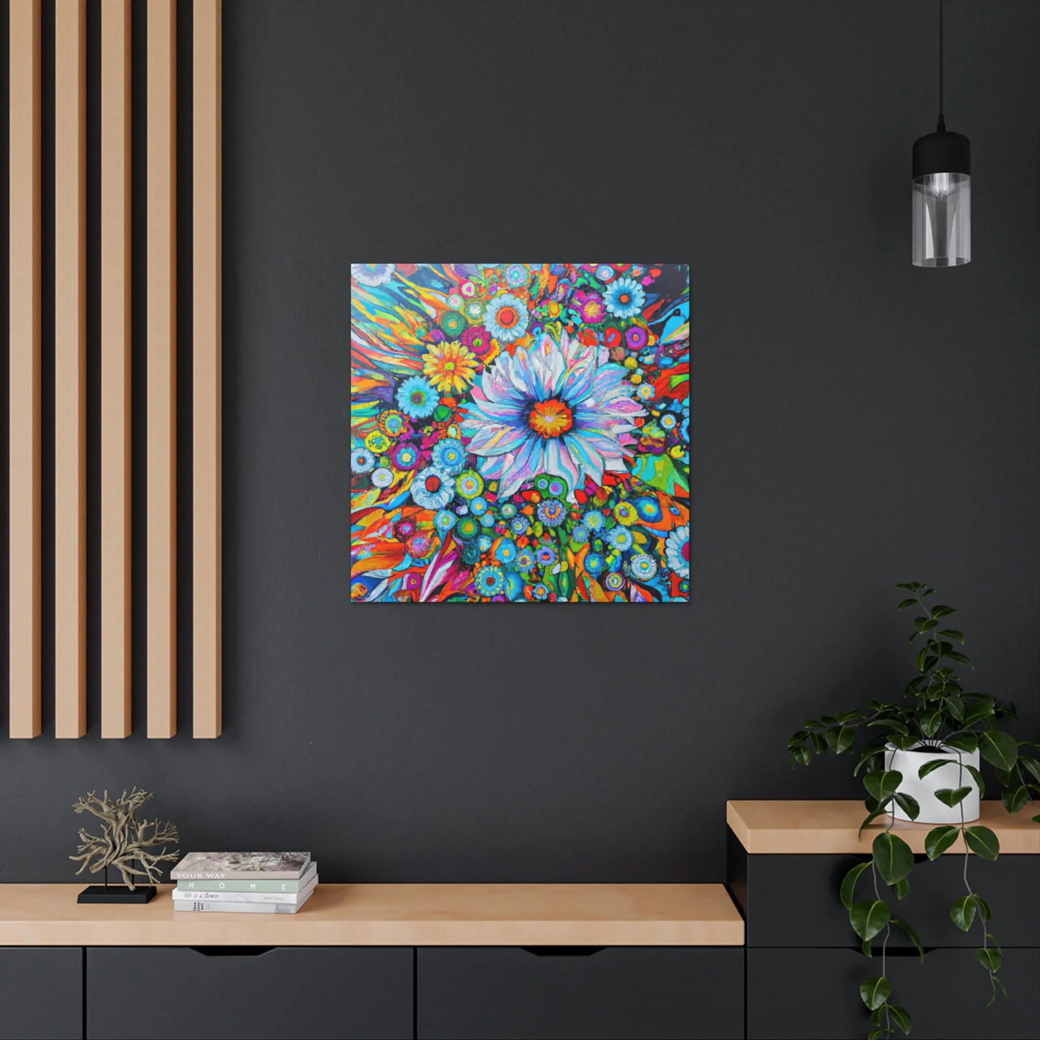 Vibrant Blooms. - Canvas