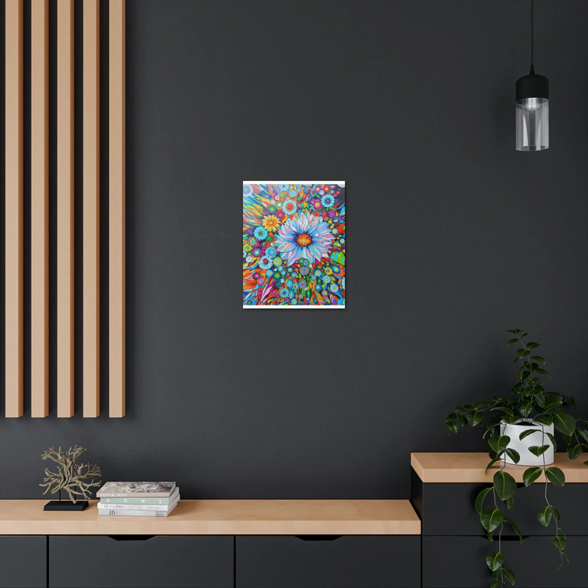 Vibrant Blooms. - Canvas