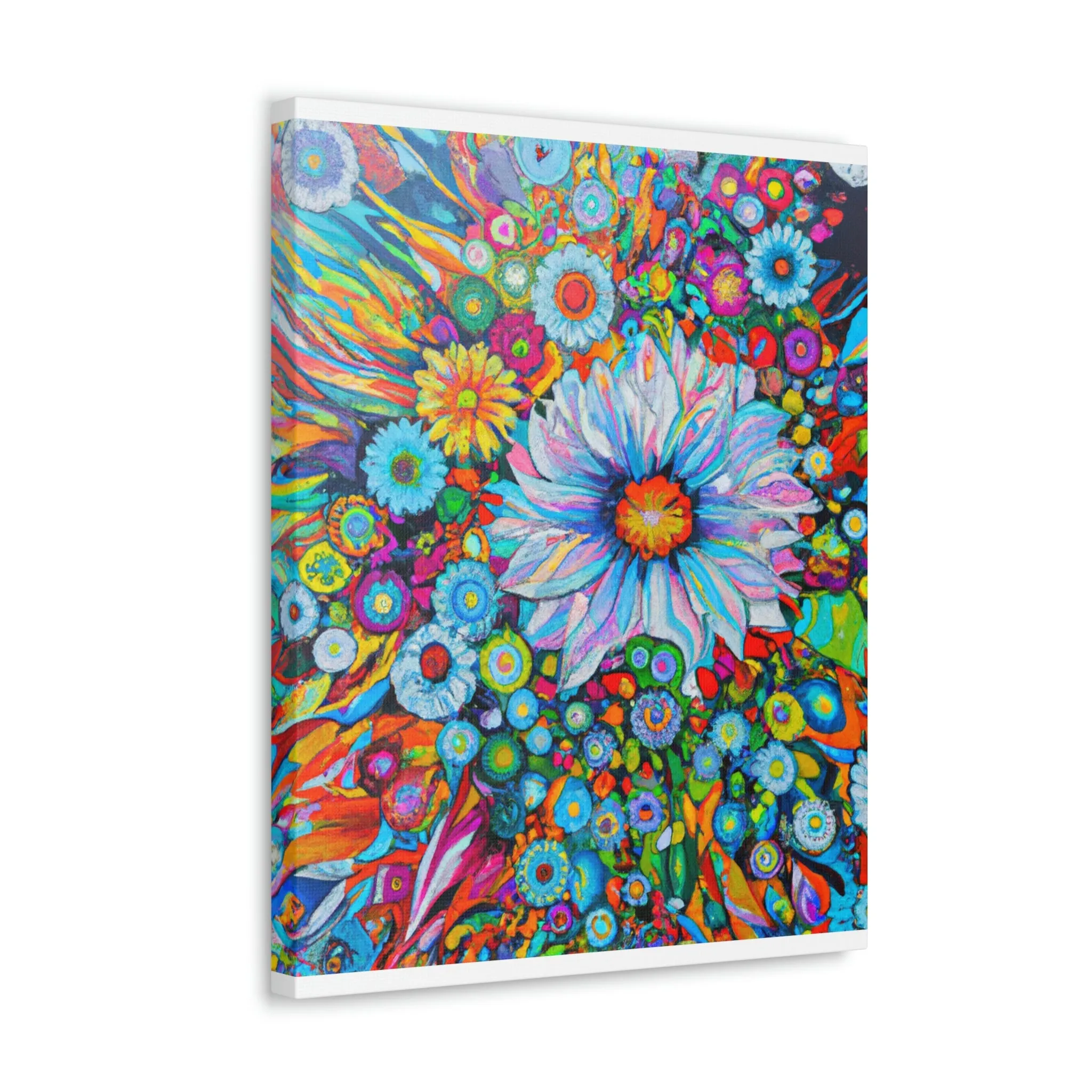 Vibrant Blooms. - Canvas
