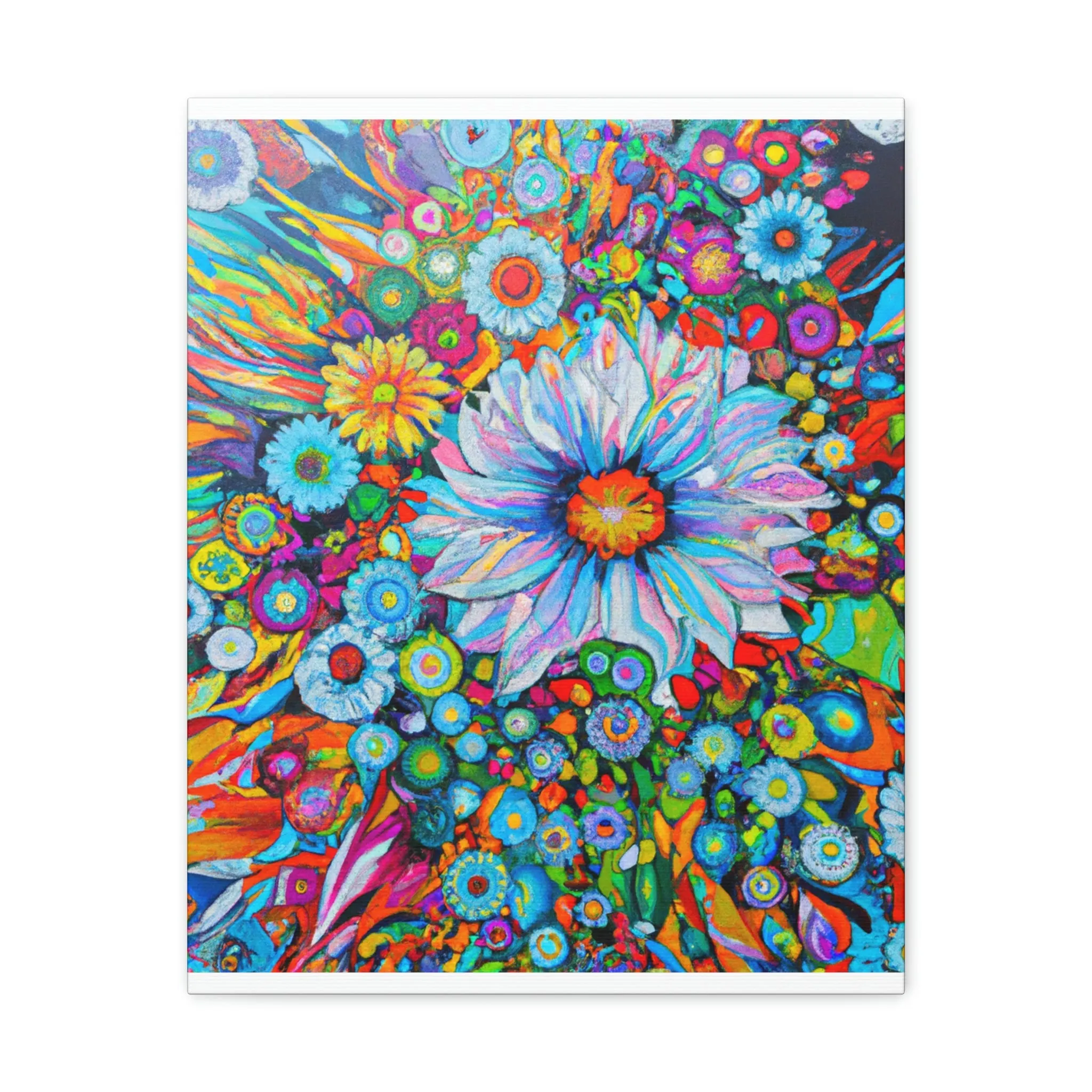 Vibrant Blooms. - Canvas