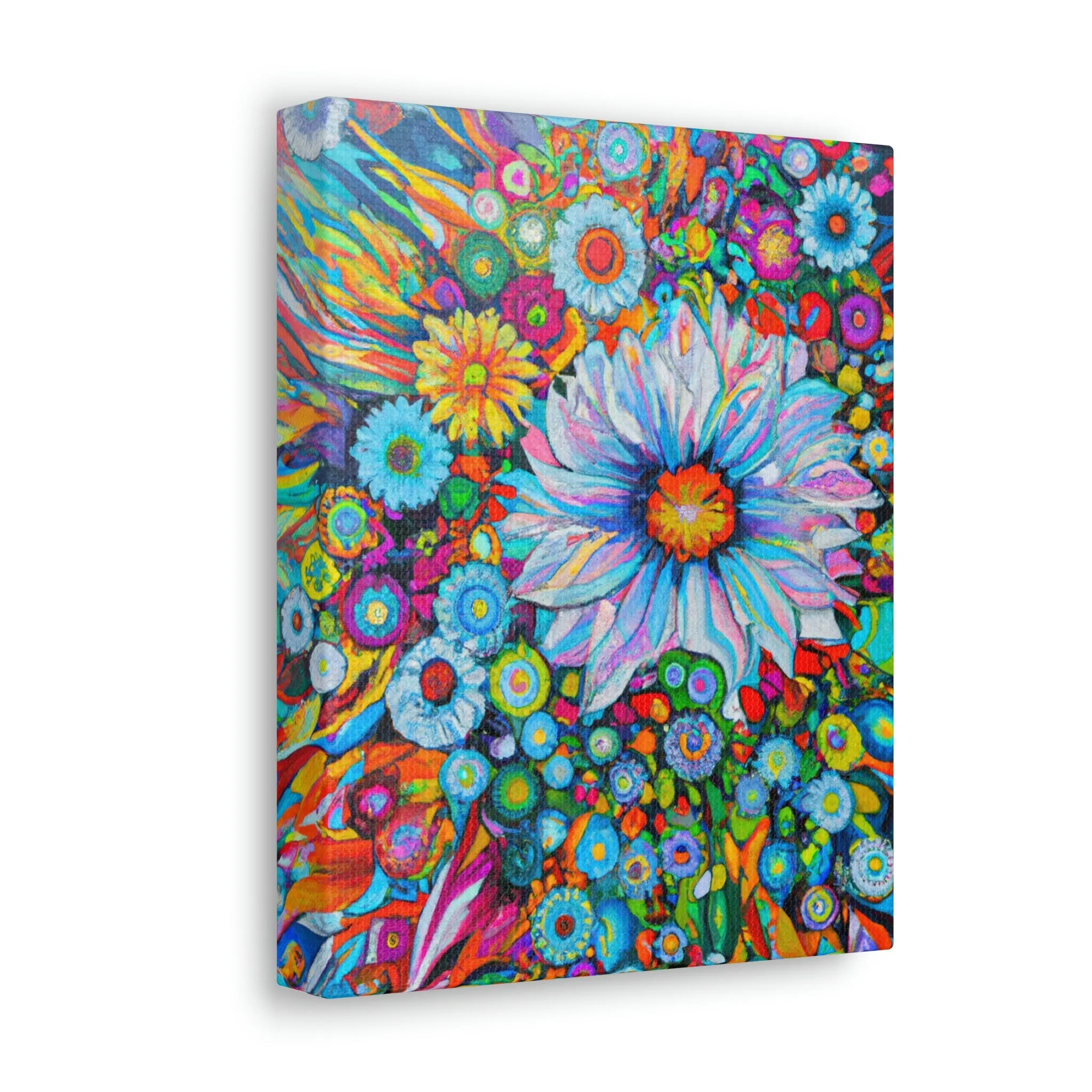 Vibrant Blooms. - Canvas
