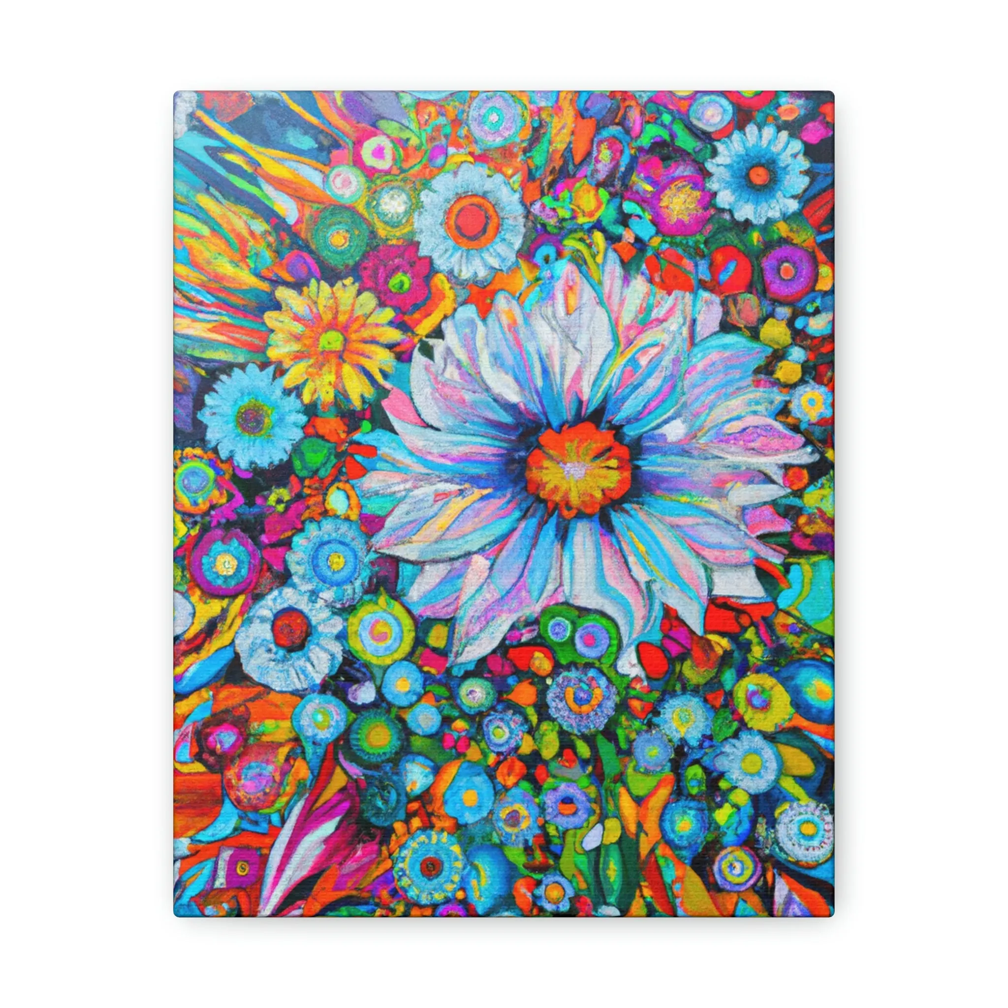 Vibrant Blooms. - Canvas