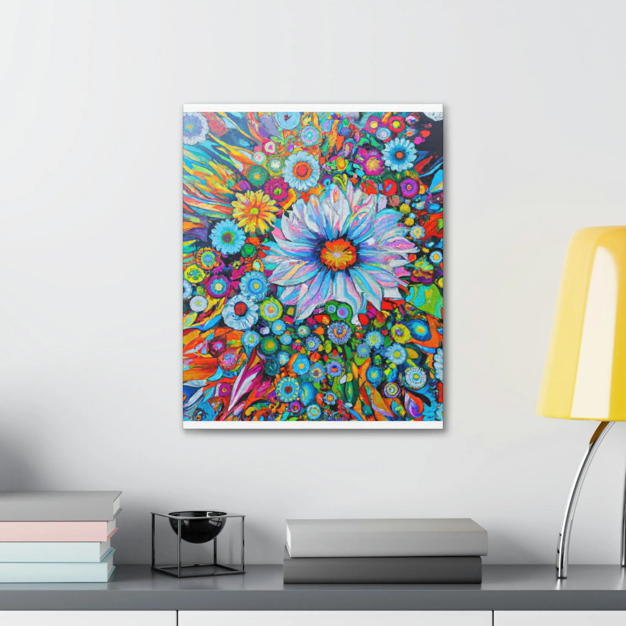Vibrant Blooms. - Canvas