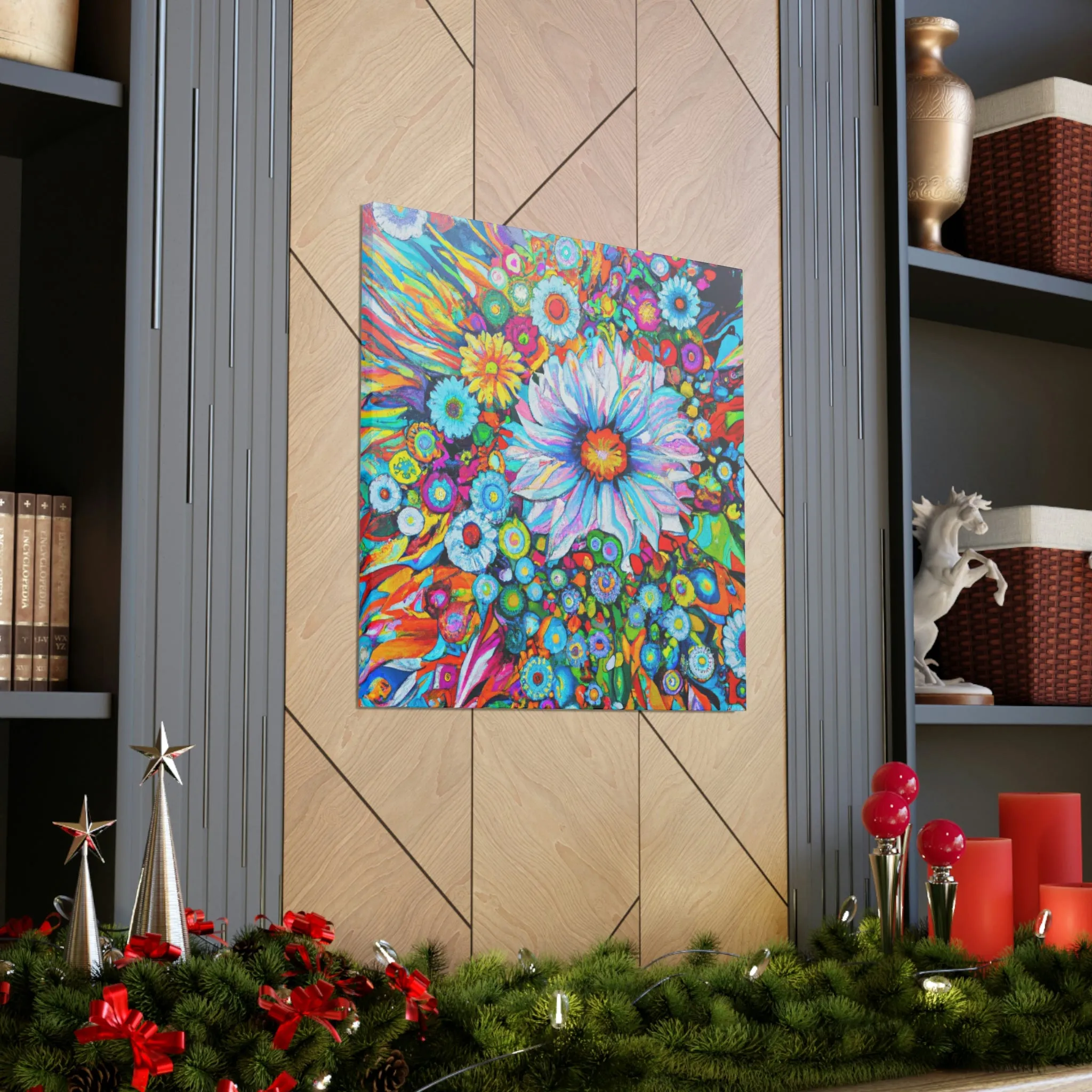 Vibrant Blooms. - Canvas