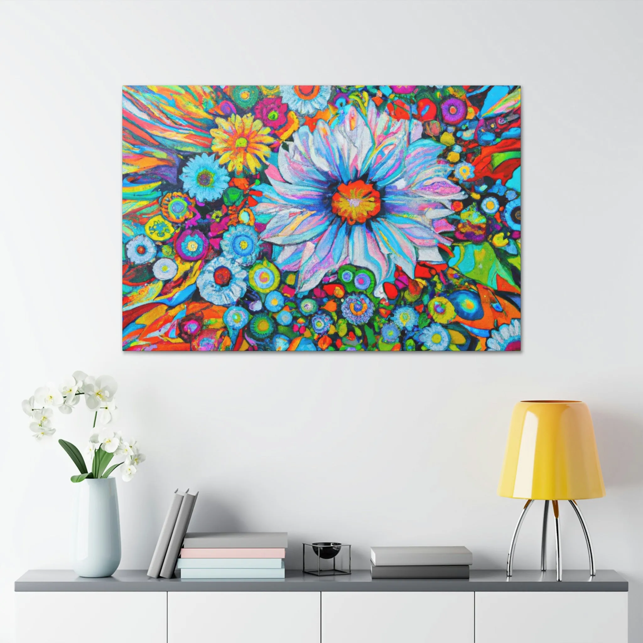 Vibrant Blooms. - Canvas