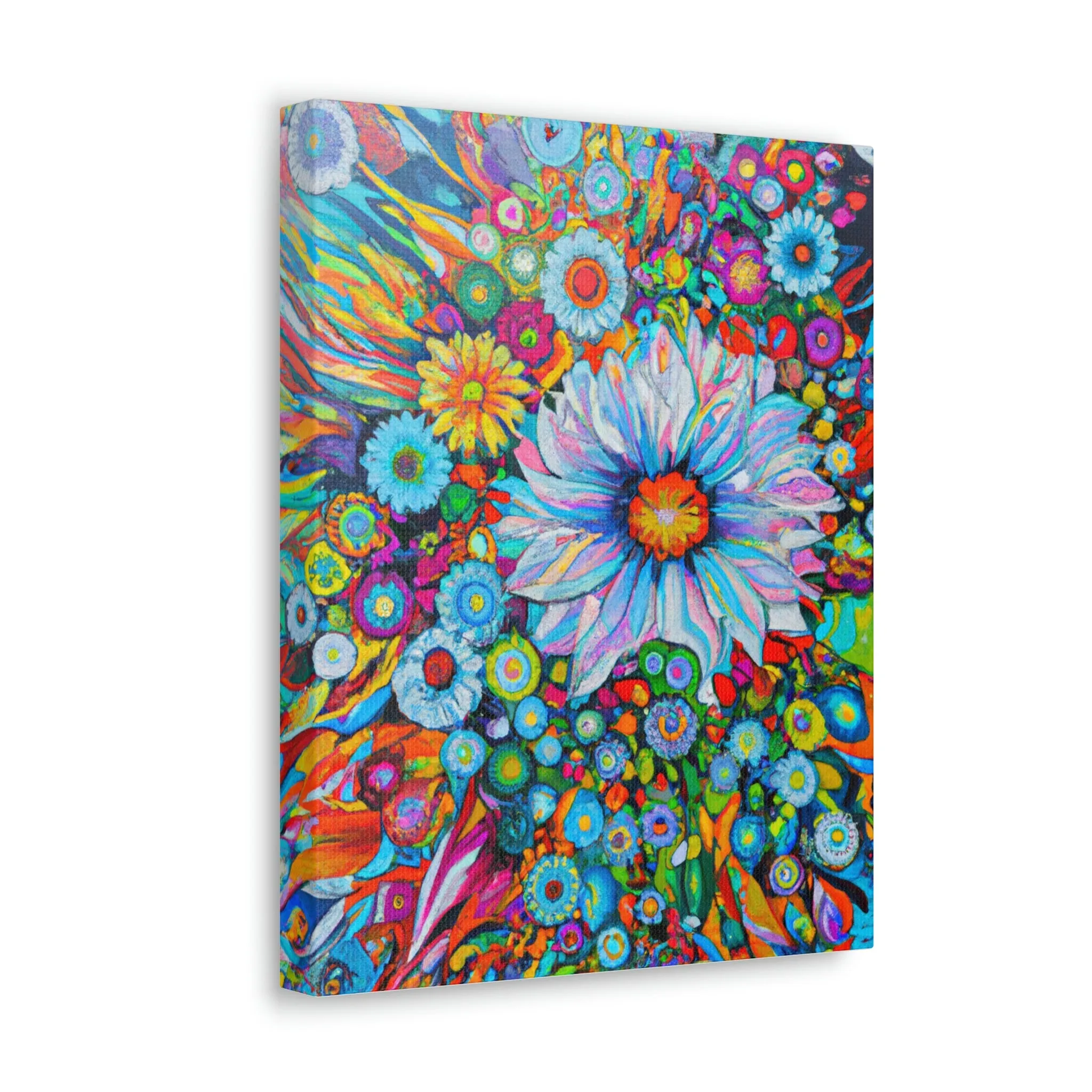 Vibrant Blooms. - Canvas
