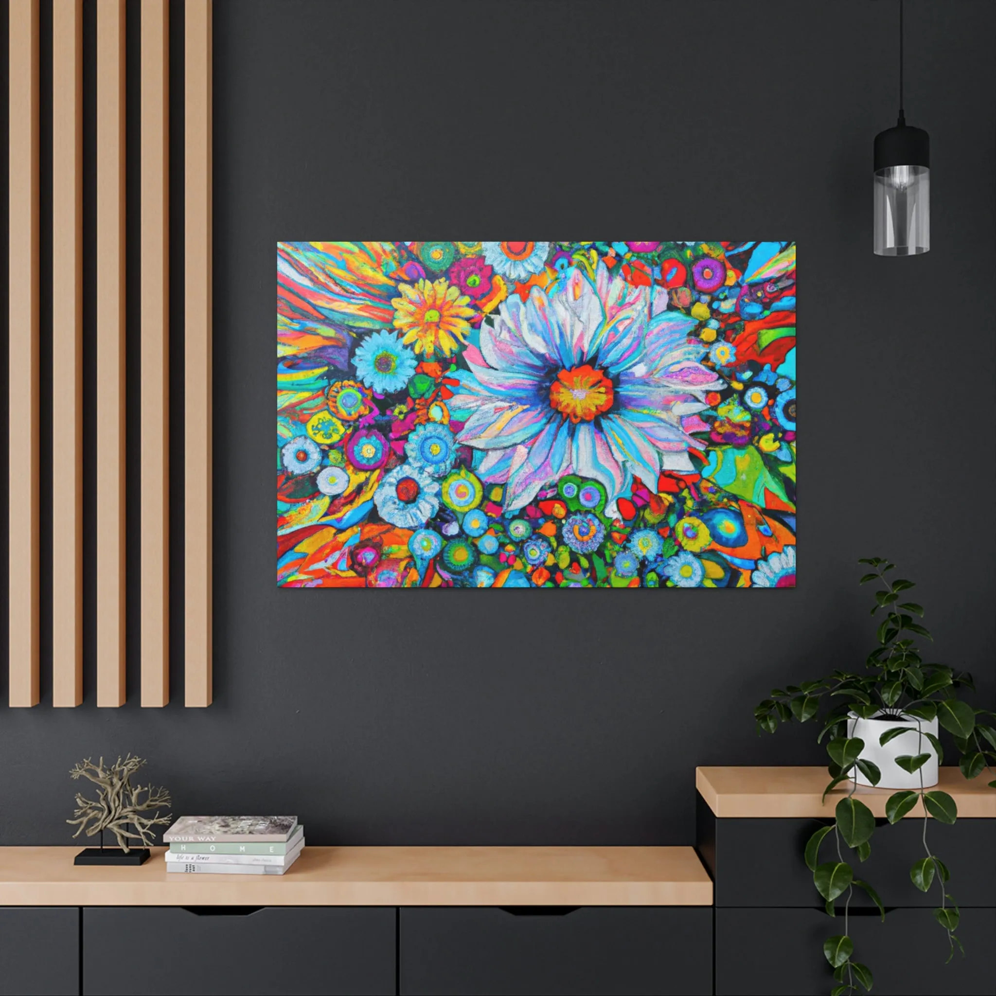 Vibrant Blooms. - Canvas
