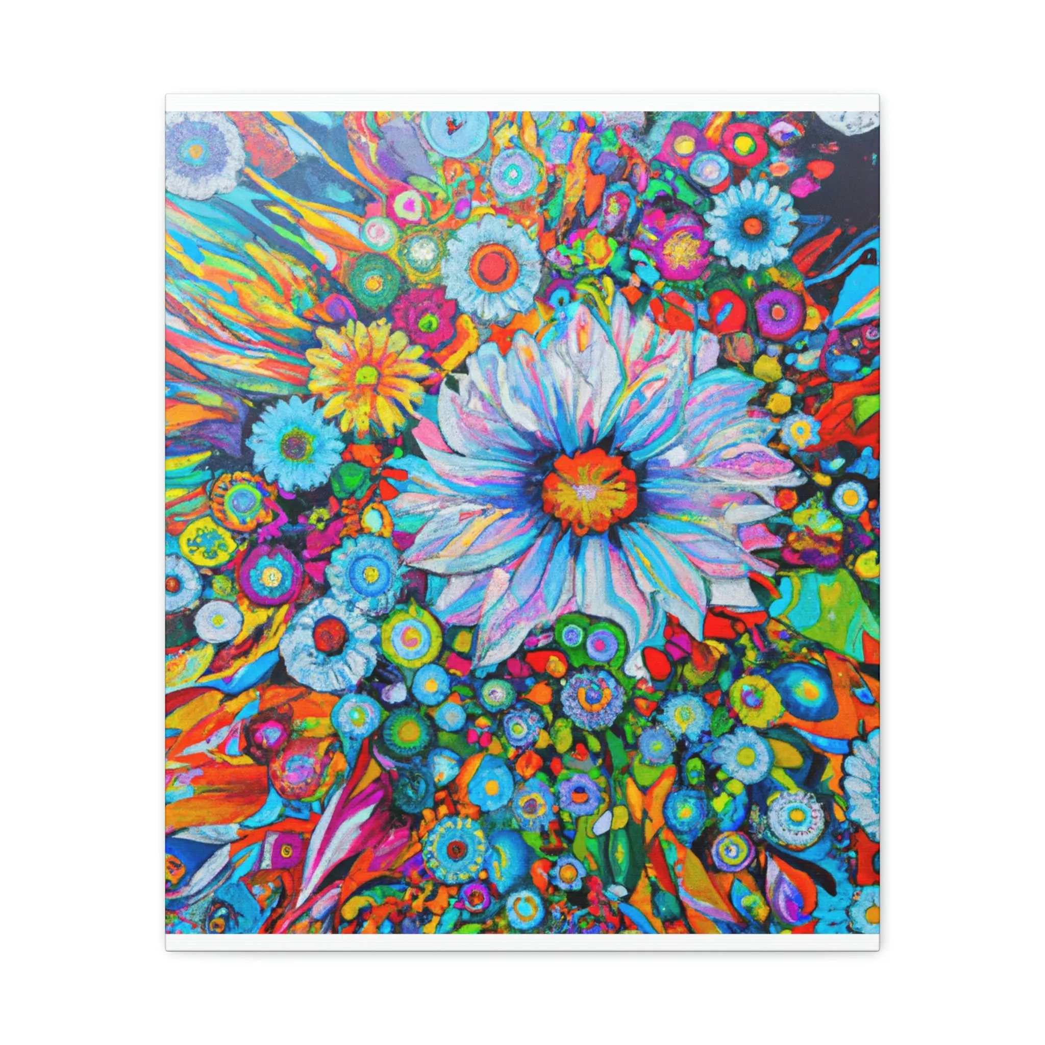 Vibrant Blooms. - Canvas