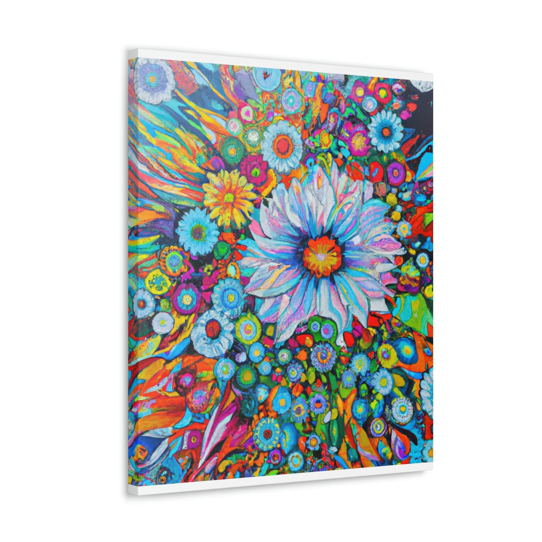 Vibrant Blooms. - Canvas