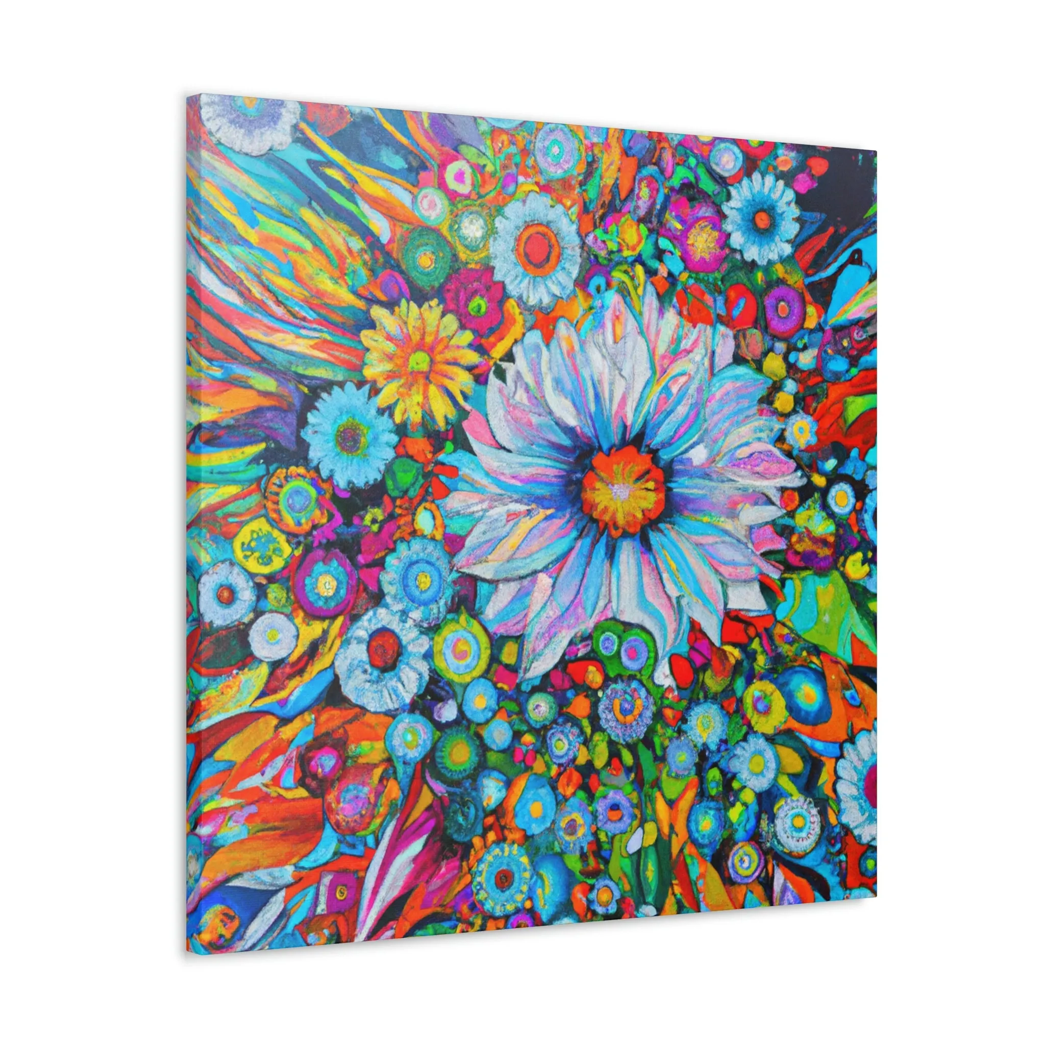 Vibrant Blooms. - Canvas