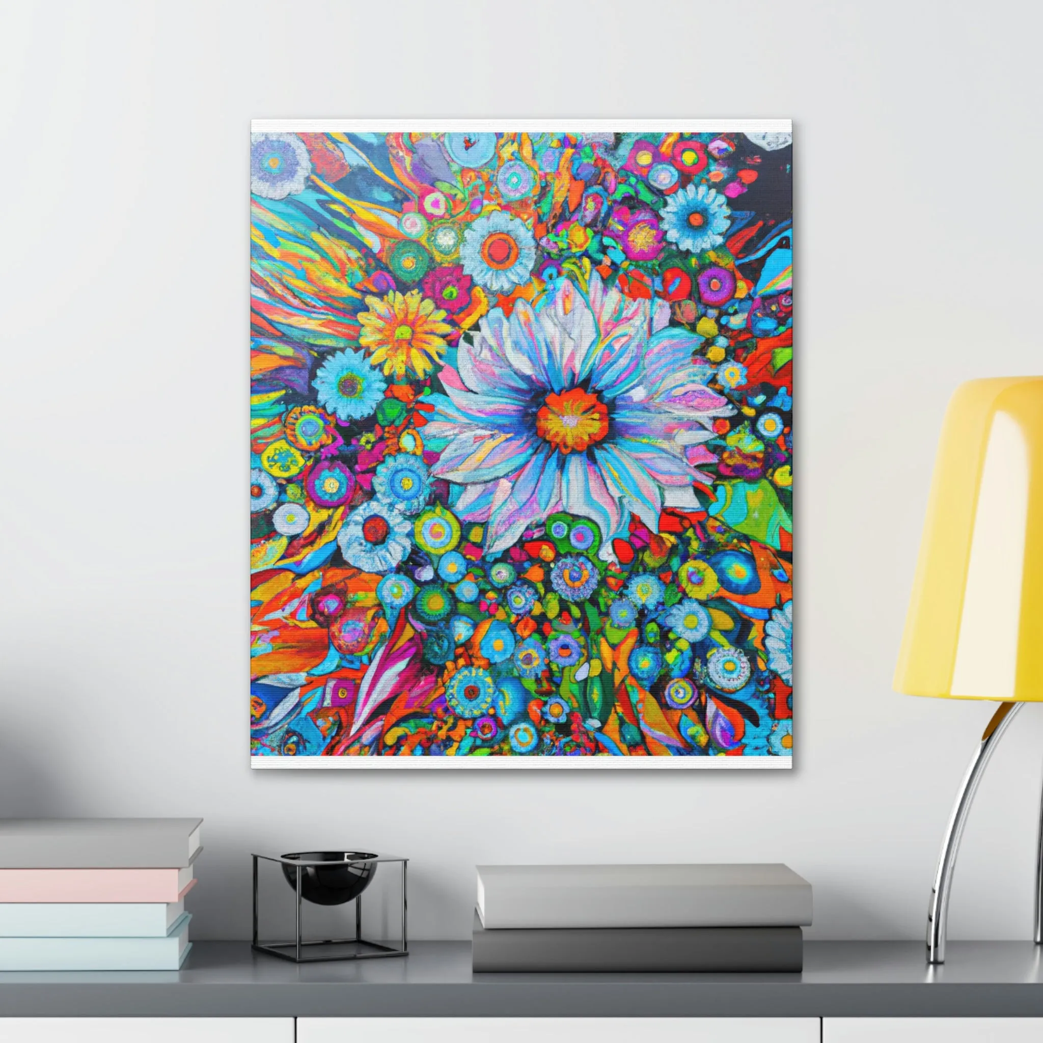 Vibrant Blooms. - Canvas