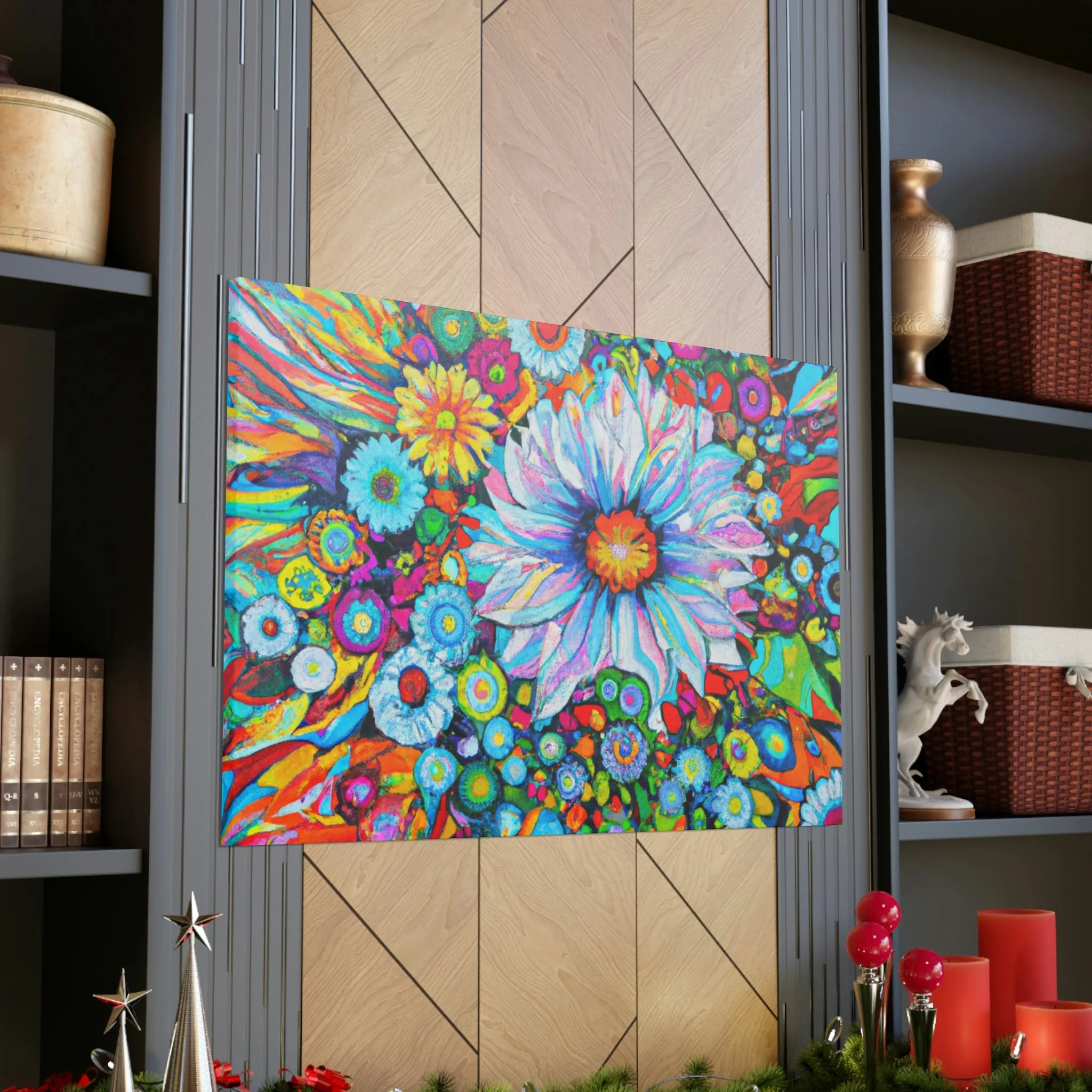 Vibrant Blooms. - Canvas