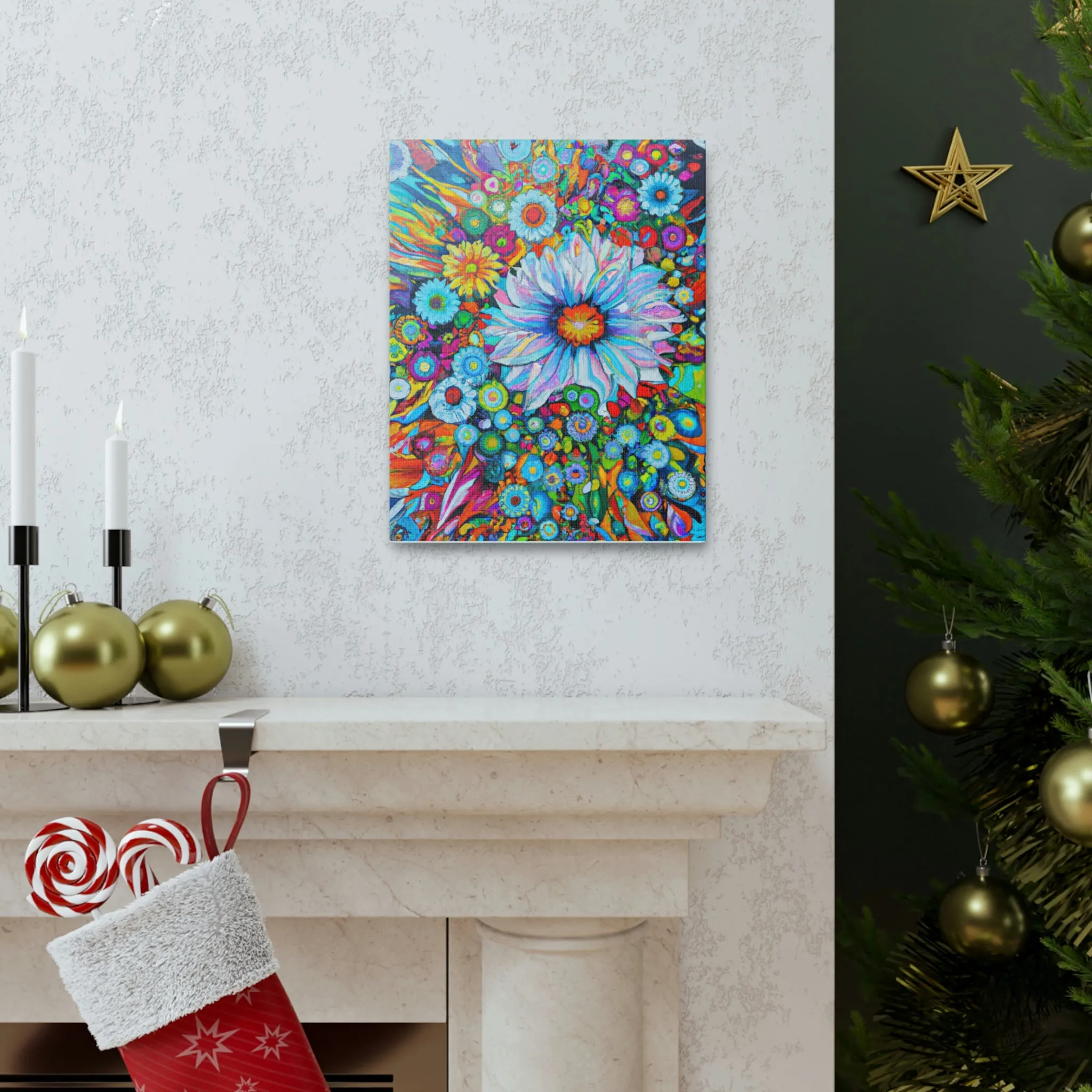 Vibrant Blooms. - Canvas